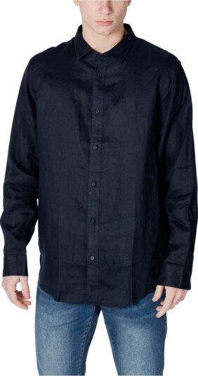 Armani Exchange Herre Skjorter Blå S,