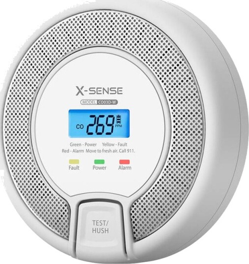 OEM X Sense CO 3D W Link+ Kullosalarm Trådløs WiFi Hvit