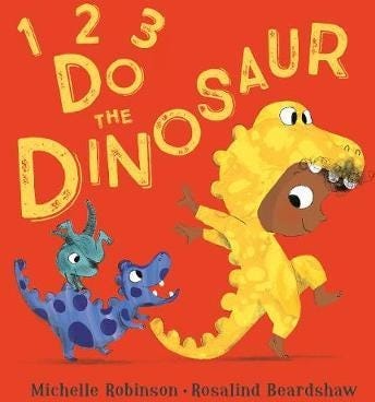 1, 2, 3, Do The Dinosaur Av Michelle Robinson