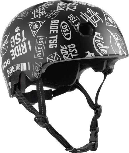 TSG SykkelhjelMeta Graphic Design - Klistret - TSG - 52-54 cm - Sykkelhjelm - Svart