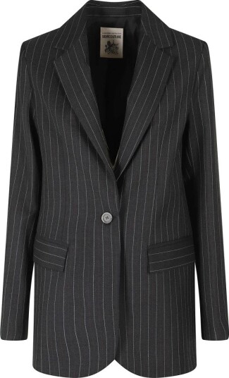 Semicouture, Dame, Jakker, Grå, S, Semicouture, Dame, Jakker, Grå, S,