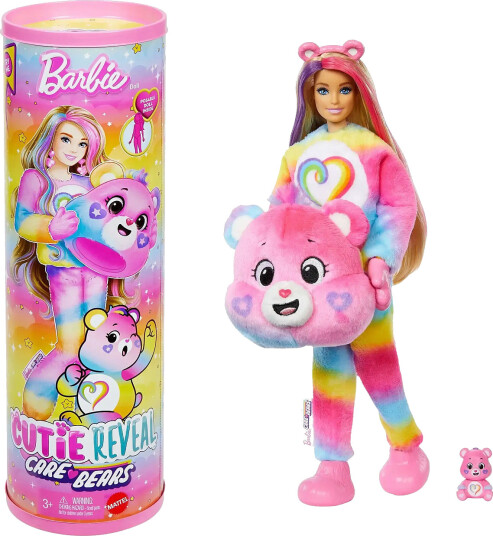 Barbie Cutie Reveal Care Bears Doll & Accessories, Series 2 Togetherness Bear With 10 Surprises - Multi/patterned - ONE SIZE