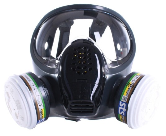 STS Shigematsu Vernemaske komplett P3 filter helmaske CF01 STS Shigematsu Vernemaske komplett P3 filter helmaske CF01