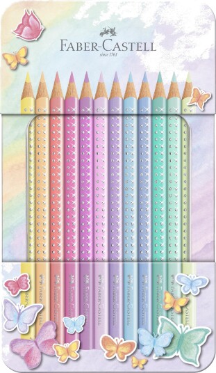 Faber-Castell Pencil Sparkle tin 12 pcs 201910 Faber-Castell Pencil Sparkle tin 12 pcs 201910