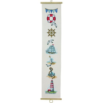 Permin Broderisett Maritim klokkesnor 18x90cm