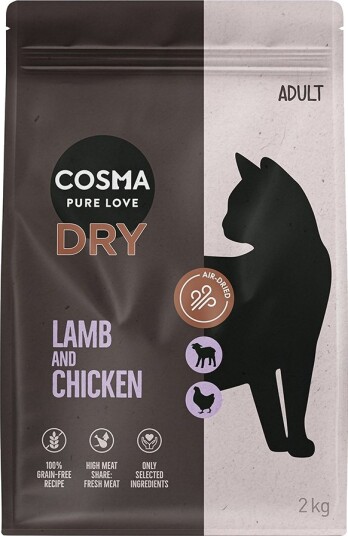 Cosma Tørrfôr Tørrfôr & Kylling Lam 2 kg