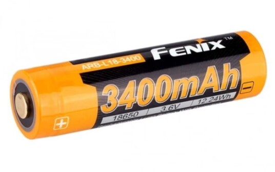 18650 Li-ion 3400mah oppladbar