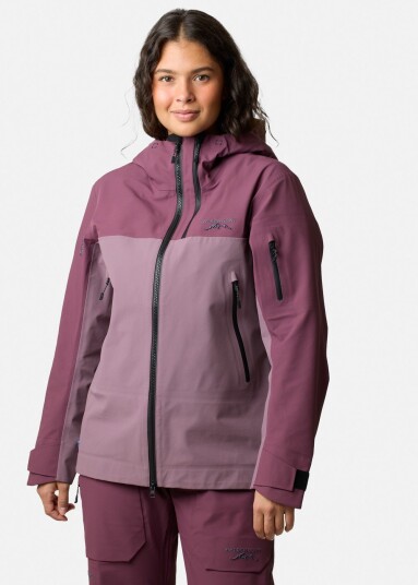 Swedemount Lofoten 3l Shell Jacket W Dk. Mauve/Pale Mauve 36 Vinterjakker