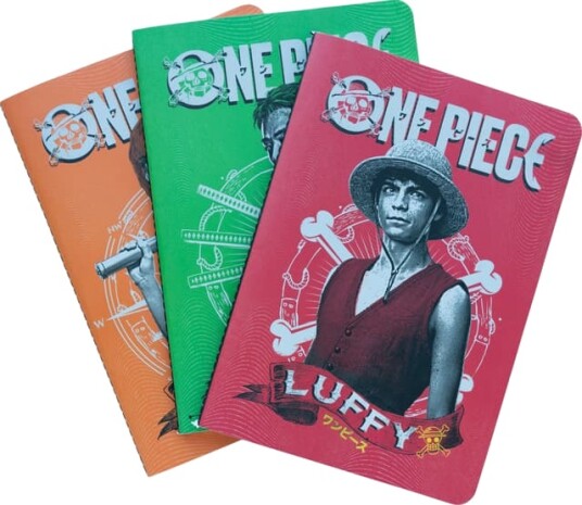 Erik Grupo One Piece notatbok 3 pakning Erik Grupo One Piece notatbok 3 pakning