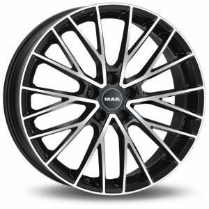 MAK Speciale D Black Machined Face 10x21 5/112 ET42 B66.6