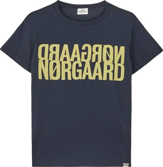 Mads Nørgaard Single Cotton Tuvina Tee Navy 152