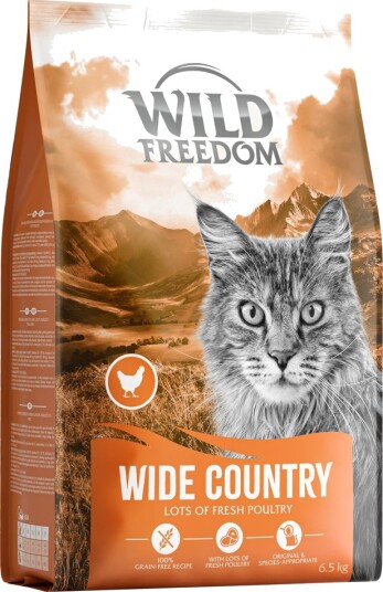 Wild Freedom Tørrfôr Adult Wide Country Fjærkre Kornfri Oppskrift Ny 6.5 kg