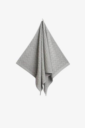 Gant Home Håndkle Jacquard Herringbone 70x140 cm Grå Gant Home Håndkle Jacquard Herringbone 70x140 cm Grå