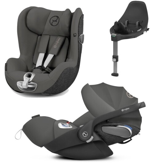 Premiumpakke Cybex Cloud Z og Sirona Z + Base Z - Soho Grey