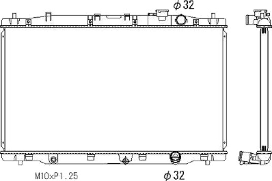 DIEDERICHS DCM3891 Radiator motorkjøling