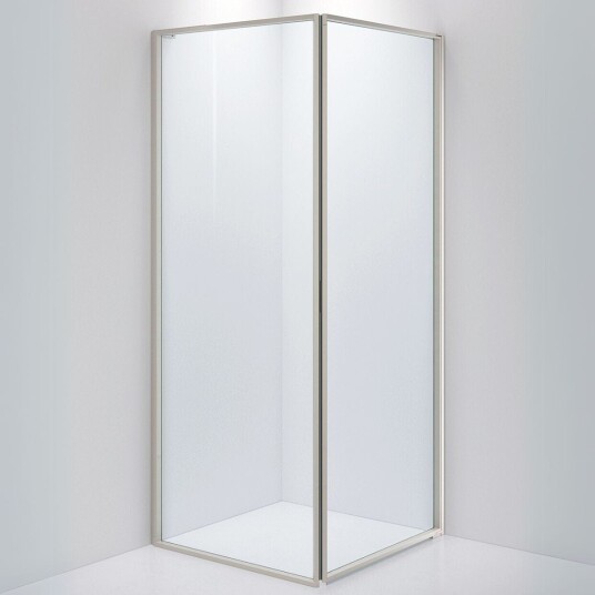 INR Iconic Nordic Rooms Dusjhjørne Edge 13 Måltlpasset - Høyre / Stone Klart Glass