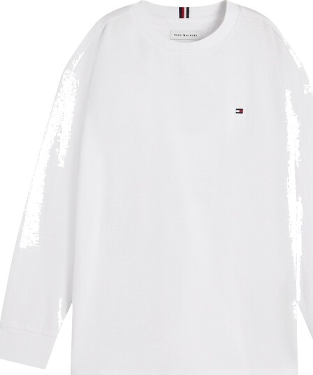Tommy Hilfiger Genser - Hvit - Tommy Hilfiger - 16 år (176) - Genser