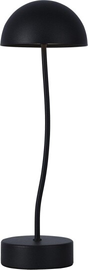 3W oppladbar bordlampe   Touch dimbar sort 3000K bærbar inkl. batteri   Kulør : Varm