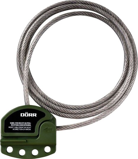 DÖRR Kabellås Outdoor Universal 1,8 m (Hengelås)