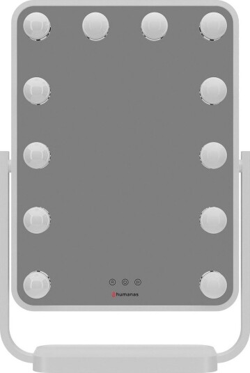 Humanas HS-HM01 LED sminkespeil med lys (32,8x47,4 cm) Humanas HS-HM01 LED sminkespeil med lys (32,8x47,4 cm)