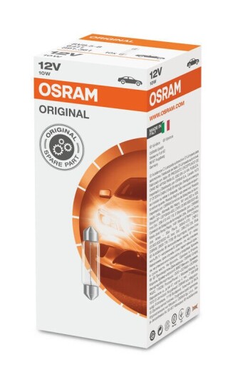 OSRAM Original Line pære 12V 10W - x10 OSRAM Original Line pære 12V 10W - x10