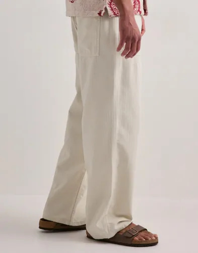 Que Sera Sera William Workwear Pant Cargobukser Beige