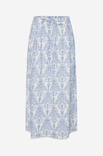 Yas Maxi skjørt yasCinni HW Ankle Skirt Blå Yas Maxi skjørt yasCinni HW Ankle Skirt Blå