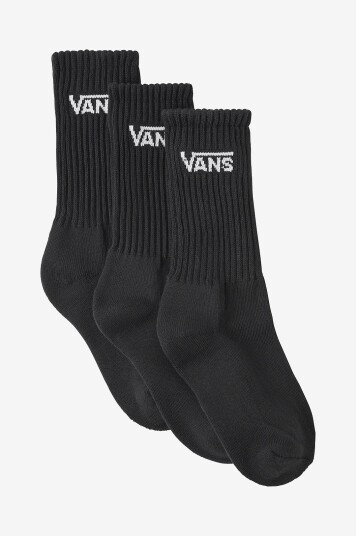 Vans Sokker Classic Crew 3 pakning Svart Vans Sokker Classic Crew 3 pakning Svart