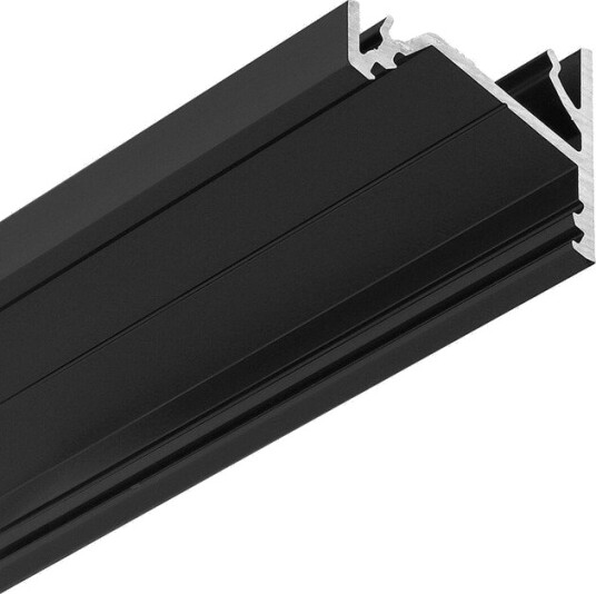 Topmet 2m aluprofil CORNER16.V2 AC 6/TY Sort anodisert hjørne LED skinne Topmet 2m aluprofil CORNER16.V2 AC 6/TY Sort anodisert hjørne LED skinne