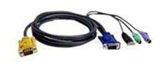 ATEN KVM Kabel 1.8 m for Tastatur, Video og Mus ATEN KVM Kabel 1.8 m for Tastatur, Video og Mus