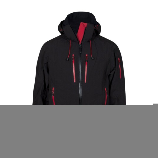 Tracker 7090 Kontrastfarget Extreme Pro Shell, Svart/Rød, 1 stk, STK-709006 Black/Red S
