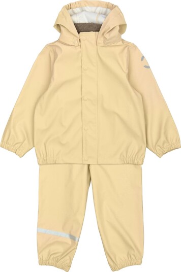 Mikk line X Kids world Regntøy m. Seler PU Sollys Mikk line 2 år (92) Regntøy Beige Gul