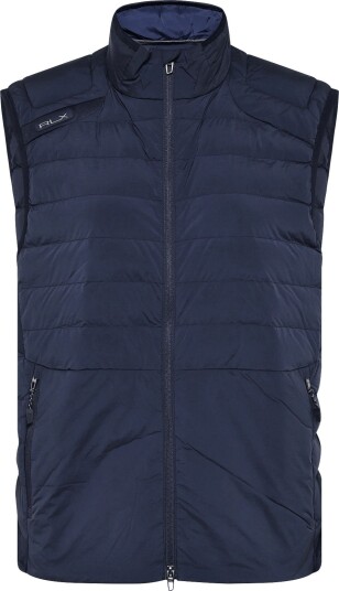 Ralph Lauren Golf Quilted Full Zip Vest   REFINED NAVY   M