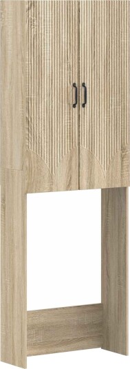 vidaXL Toalett skap HOORN Sonoma eik 66 x 25,5 x 190 cm Konstruert tre