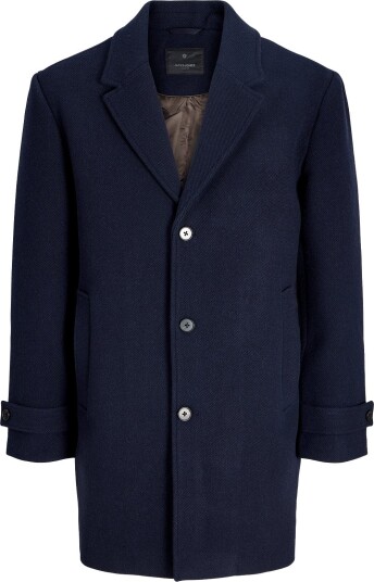 Jack & Jones Jprblawalter Wool Blend Coat Sn Navy S