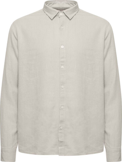 Solid Sdenea Allan Ls Cream M Solid Sdenea Allan Ls Cream M