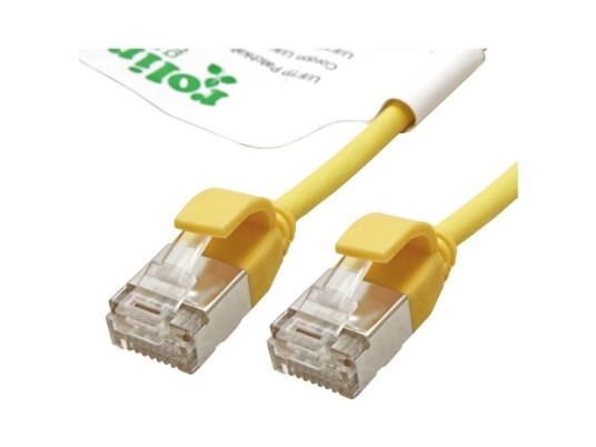Roline Green 21443327 Rj45 Netværkskabel Patchkabel Cat 6A U/Ftp 5.00 M Gul Ikke Skærmet Halogenfri Flammehæmmende 1 Stk Roline Green 21443327 Rj45 Netværkskabel Patchkabel Cat 6A U/Ftp 5.00 M Gul Ikke Skærmet Halogenfri Flammehæmmende 1 Stk