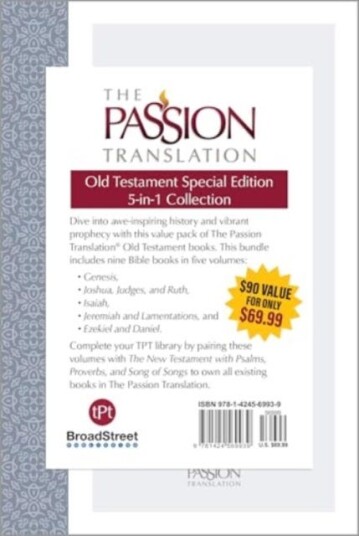 The Passion Translation Old Testament Special Edition 5In1 Collection