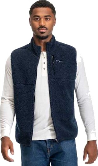 Bergans Men"s Lunnan Pile Fleece Vest Navy Blue M Bergans Men"s Lunnan Pile Fleece Vest Navy Blue M