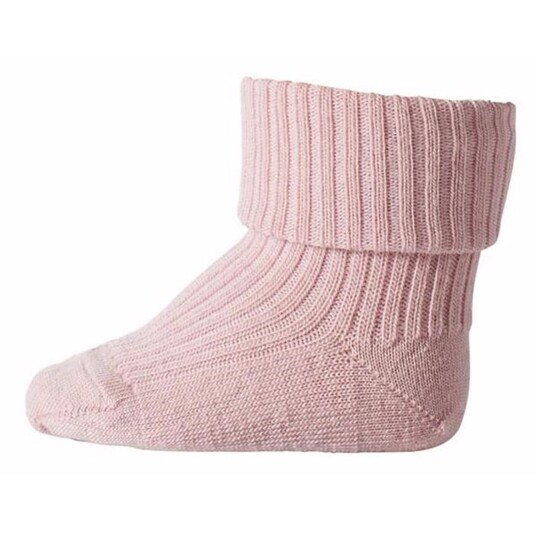 MP 589 Wool Socks Rib 188 Wood Rose 15-16