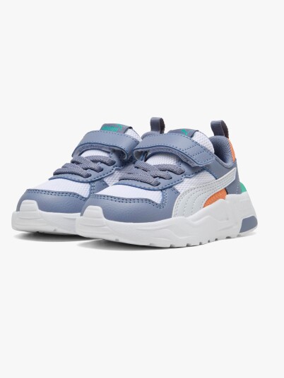 Puma Trinity 2 LT AC+ Infant Sneakers White/silver Mist 22 Puma Trinity 2 LT AC+ Infant Sneakers White/silver Mist 22