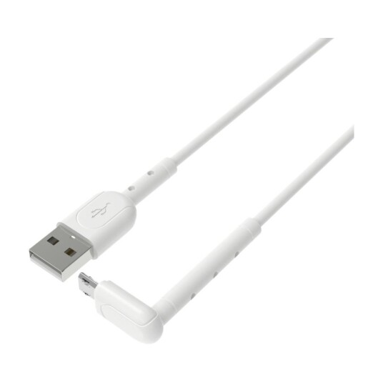 DACOTA PLATINUM MICRO USB KABEL MED STATIV 1M, HVIT