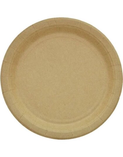 10 stk Små Miljøvennlige Kompostbare Kraft Papptallerkener 18 cm 10 stk Små Miljøvennlige Kompostbare Kraft Papptallerkener 18 cm