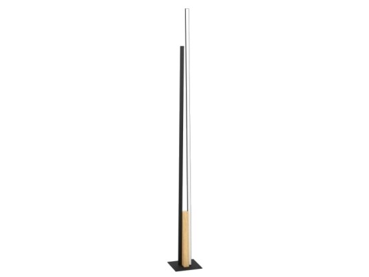 Eglo Panagria Gulvlampe 2L Svart/Tre Fsc Eglo Panagria Gulvlampe 2L Svart/Tre Fsc