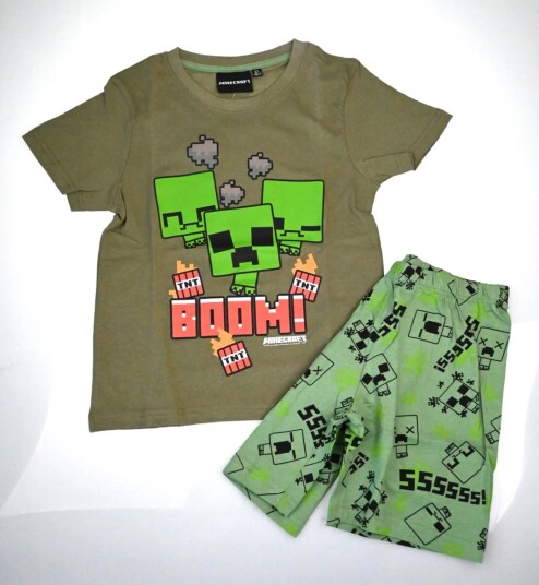 Minecraft Pysjamas Teeny Tiny Creepers - 116 / 6 år - Barn - 100% bomull
