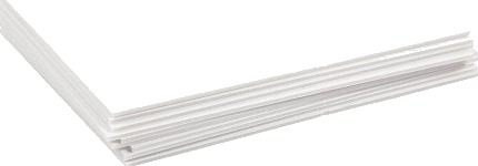 Diverse Skumplater A4 Ark 210X297 Mm Tykkelse 3 Mm Hvit 10 Ark 1 Pk 