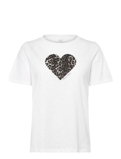 Coster Copenhagen Leo Heart Tee White S