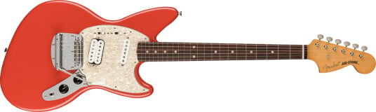 Fender Kurt Cobain Jag-Stang Fiesta Rød