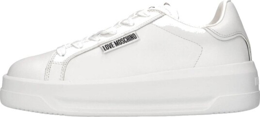 Love Moschino Dame Sko Hvit 36 EU,