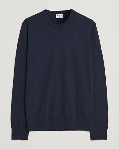 Filippa K Cotton Merino Basic Sweater Navy
